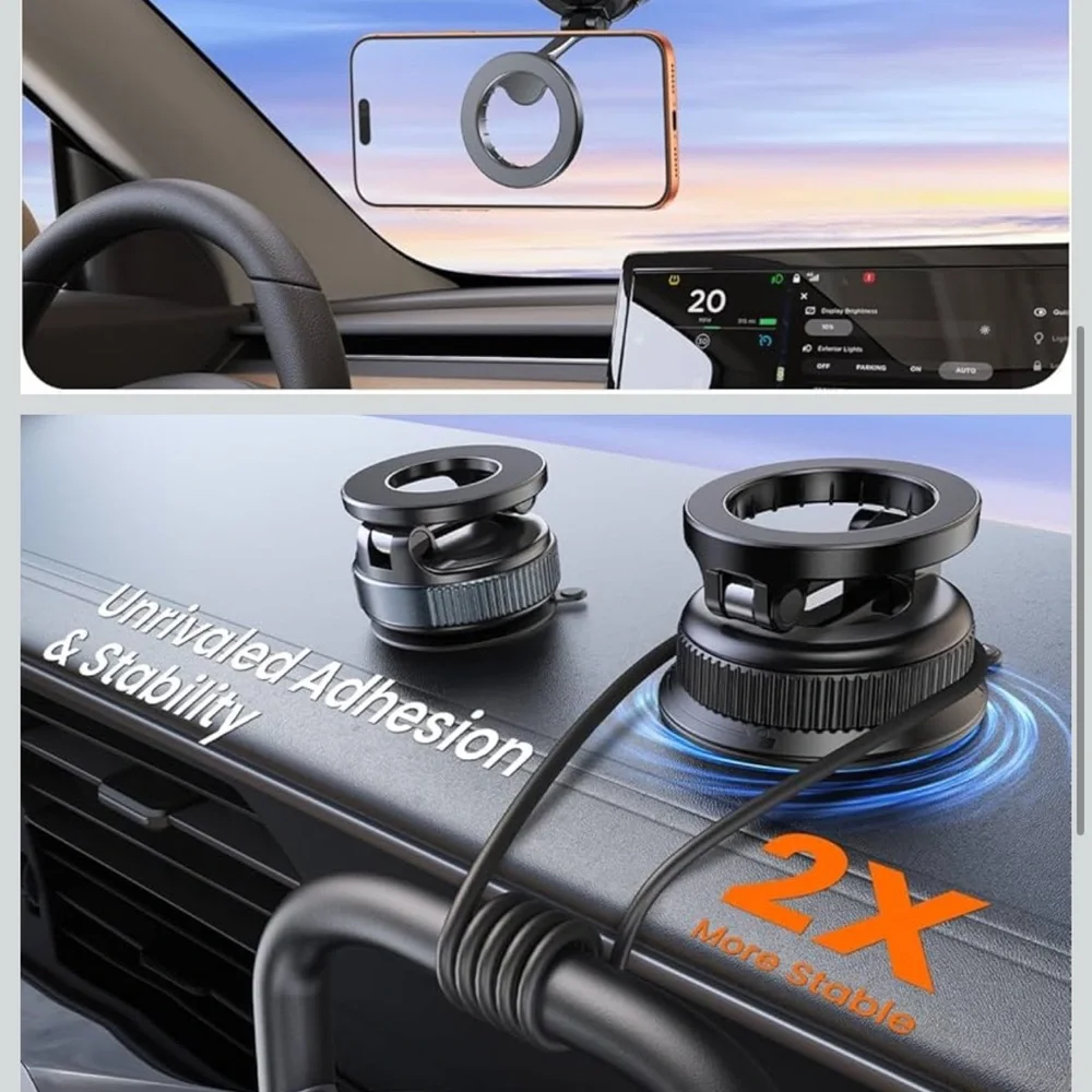 Magnetic Black Car Phone Mount holder